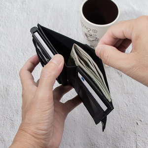 Người Đàn Ông Độc Đáo Chủ Thẻ Tín Dụng <span class=keywords><strong>RFID</strong></span> An Toàn Từ Thông Minh Ví Da Tự Động Chủ Thẻ Tự Động Eject <span class=keywords><strong>Mini</strong></span> Ví Cho Điện Thoại - Product Image 5