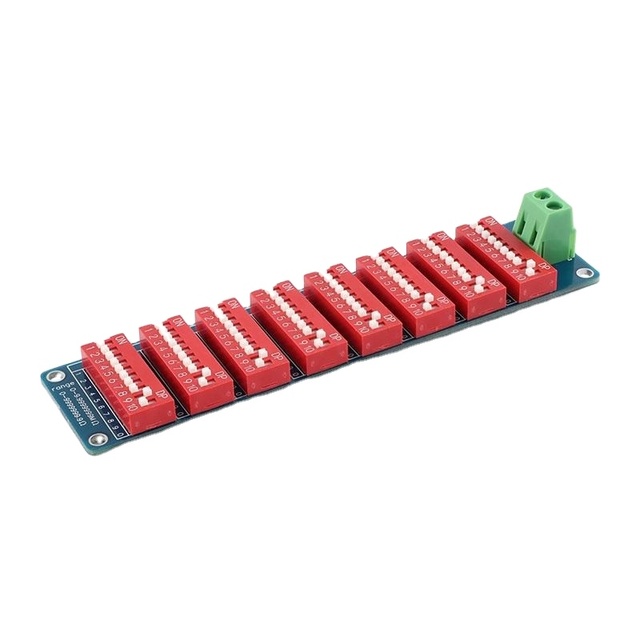 YR-1009 Eight Segment Programmable Resistor Resistance Board PCB Module 0.1R-9999999R Range 1% Accuracy 0.1 -9999999ohm