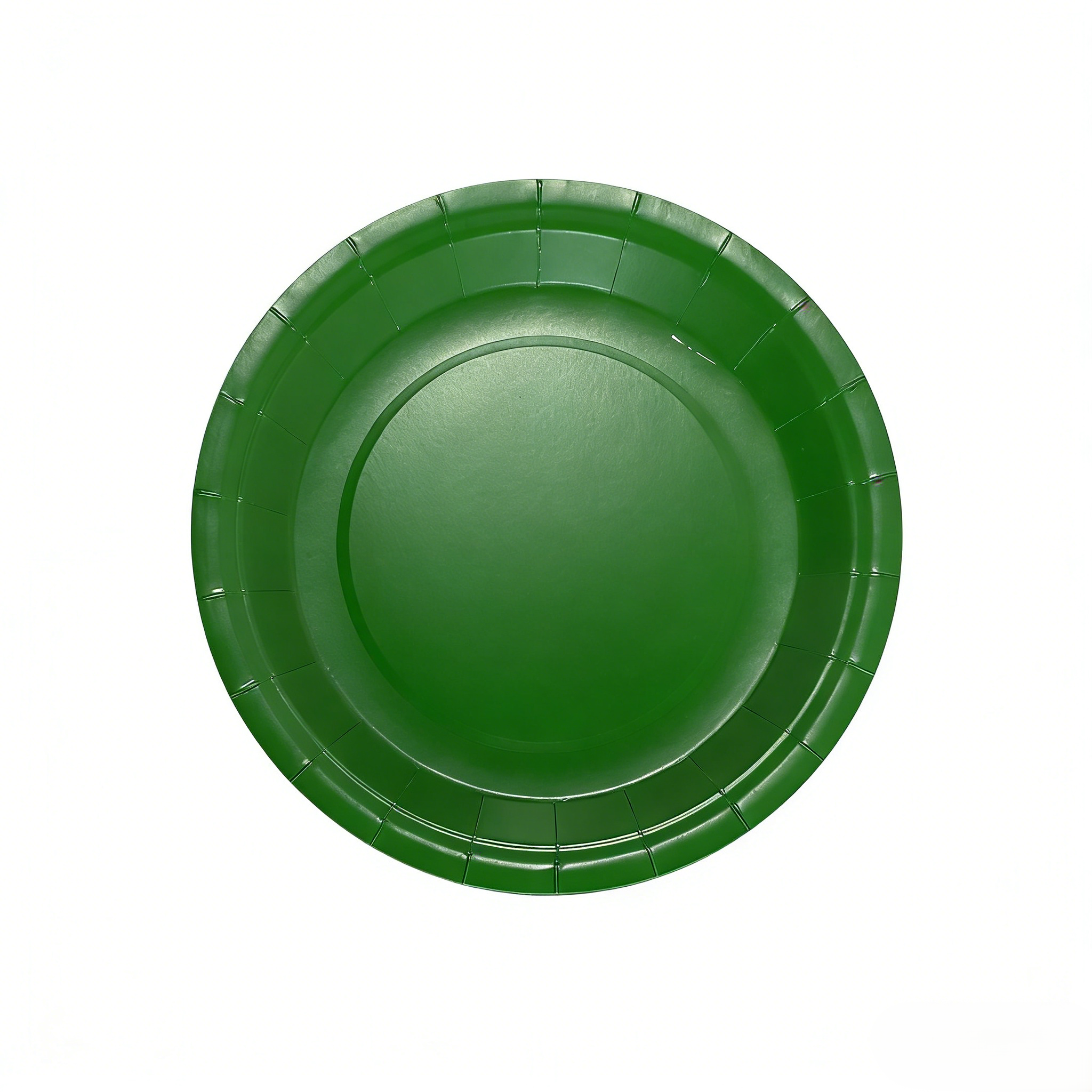 จานกระดาษ 9 นิ้ว*10 ชิ้น*สีเขียว