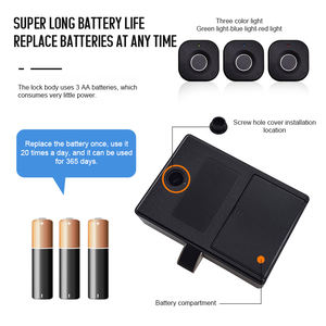 ตู้เก็บของอัจฉริยะตัวอ่านขนาดเล็ก, ตู้เก็บของอัจฉริยะ<span class=keywords><strong>ประตู</strong></span>ตู้กล่องจดหมายตู้เสื้อผ้ามีเซ็นเซอร์ล็อคลิ้นชักลายนิ้วมือแบบอิเล็กทรอนิกส์ - Product Image 3