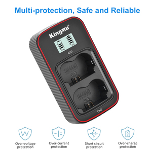 KingMa-Batería de NP-W235 NPW235 y BM058, nuevo kit de cargador dual <span class=keywords><strong>LCD</strong></span> inteligente para Fujifilm T-X4 TX4 - Product Image 2