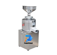Machine commerciale en acier inoxydable pour le broyage du beurre de cacahuète, petite machine à fabriquer des pâtes de noix, production de beurre de sésame et d'amande pour les commerces