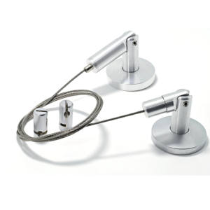 Système de <span class=keywords><strong>suspension</strong></span> de câbles flottants personnalisé en usine, kit de <span class=keywords><strong>suspension</strong></span> avec pince à câble en acier argenté, utilisé pour le système de <span class=keywords><strong>suspension</strong></span> de vin - Product Image 3