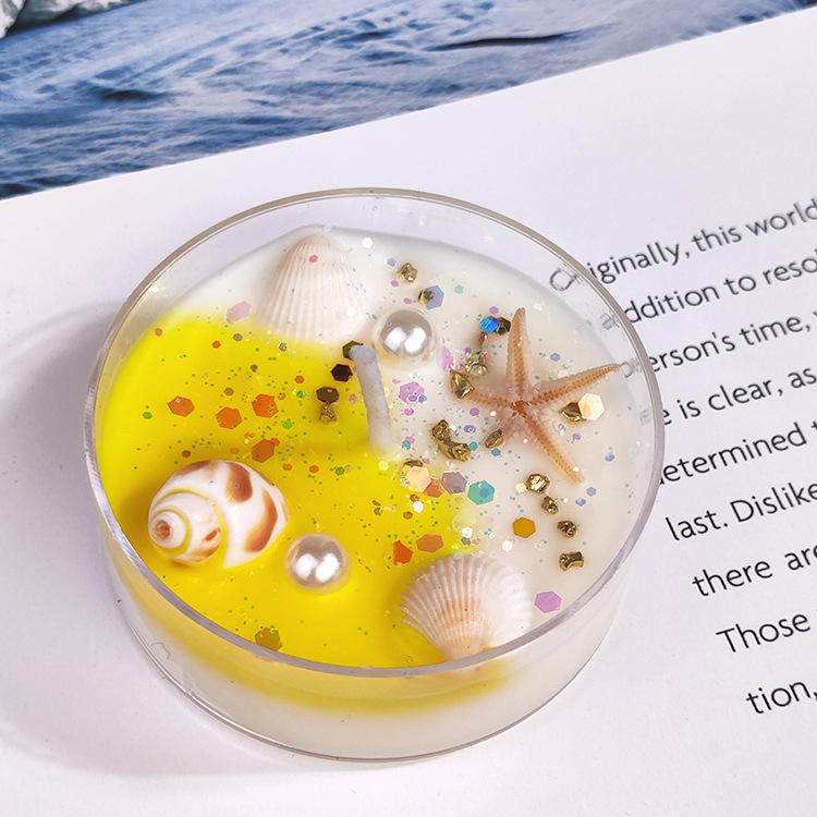 Sequins coquille-jaune [fleur d'oranger]