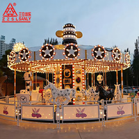 Manège de luxe à 16 places pour enfants, carrousel à chevaux pour parc d'attractions, à prix abordable, à vendre