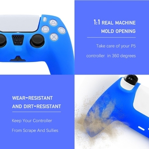 Mới trò chơi dính chống trượt Joypad Silicone trường hợp cho ps5 vỏ điều khiển trường hợp Gamepad bảo vệ da - Product Image 6
