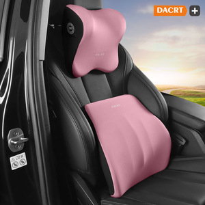 Custom Car Seat <b>Cushion</b> & Headrest Memory Foam Lumbar Support Pillow with Neck for <b>Back</b> Pain Relief Car Accessories - Product Image 6