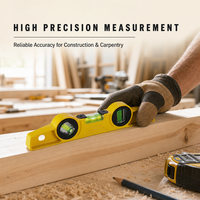 Niveau magnétique haute précision en aluminium moulé sous pression, règle de mesure industrielle pour la construction