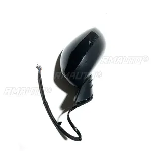 Para Honda Civic 2022-2023, conjunto de espejo retrovisor lateral del conductor con punto ciego, calefactable, eléctrico, 76208T20A21, 7 líneas, negro brillante - Product Image 4