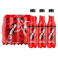 Boisson énergisante Sting en gros, bouteille de 350 ml, boisson énergisante gazeuse, saveur baies rouges, boissons non alcoolisées