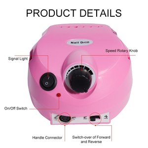 Máquina Eléctrica de Manicura y <span class=keywords><strong>Pedicura</strong></span> de 35000 RPM, <span class=keywords><strong>Torno</strong></span> <span class=keywords><strong>Profesional</strong></span> para Uñas, Cortadores de Bajo Ruido, Kit de Limas para Uñas - Product Image 5