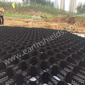Grille de pavage en <span class=keywords><strong>gravier</strong></span> pour allée, protection de pente, <span class=keywords><strong>stabilisateur</strong></span> de sol routier, géocell en plastique HDPE pour route - Product Image 4