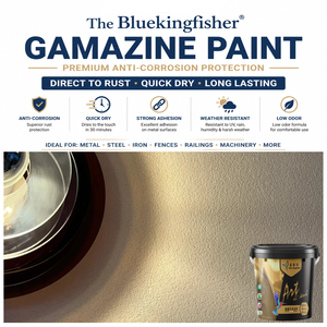 Revestimiento de Pared Anti-Hongos <span class=keywords><strong>y</strong></span> Anti-Humedad Blue Kingfisher Gamazine, Personalizado para Centros Comerciales, Fácil de Limpiar - Product Image 5