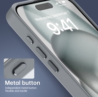 Coques de Téléphone Portables Leyi Transparentes Mates pour iPhone 16 avec Chargement Magnétique Sans Fil, Coque Anti-Choc pour iPhone 16 15 Pro Max