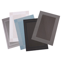 Set de table en PVC imperméable et anti-taches, motif rayé, décoration et accessoires de table