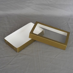 กล่องดีบุกสีแดงสำหรับคริสต์มาส รูปทรงสี่เหลี่ยมผืนผ้า ขนาดเล็ก สำหรับใส่คุกกี้ ชา หรืออาหาร  พร้อมพิมพ์ลายตามสั่ง - Product Image 4