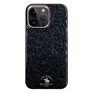 <span class=keywords><strong>Santa</strong></span> <span class=keywords><strong>Barbara</strong></span> Polo e racchetta Club Glitter Bling scintillante materiale PC custodia protettiva antiurto per iPhone 15 - Product Image 3