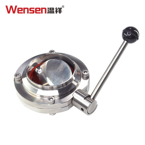 วาล์วผีเสื้อแบบเชื่อมเหล็กสแตนเลส Wensen 316 - Product Image 1