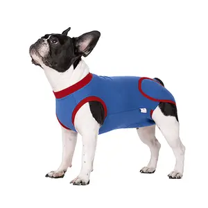 Vêtements de récupération pour animaux de compagnie, pour chiens après la chirurgie, dos velcroes, vêtements de nettoyage, usine de vêtements pour animaux de compagnie