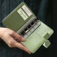 Carnet en cuir M5 personnalisé, mini-agenda, classeur portable, journaux détachables pour la promotion scolaire avec logo