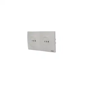 Wanddruckknopf-Schalter berührungsfähiger Messing-Smart-Ventilator-Panel elektrisch und Steckdose aus Metall mit moderner Abdeckung neutraler Heim-Rotations-Dimmer-Schalter