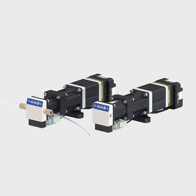 Microfluidic Syringe Pump with 3 Way Solenoid Valve RS232/RS485/CAN Program PLC Control