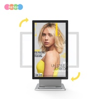 Écran tactile LCD rotatif 13.3 "15.6" 1080P Présentoir de table pour menu de table à café intelligent