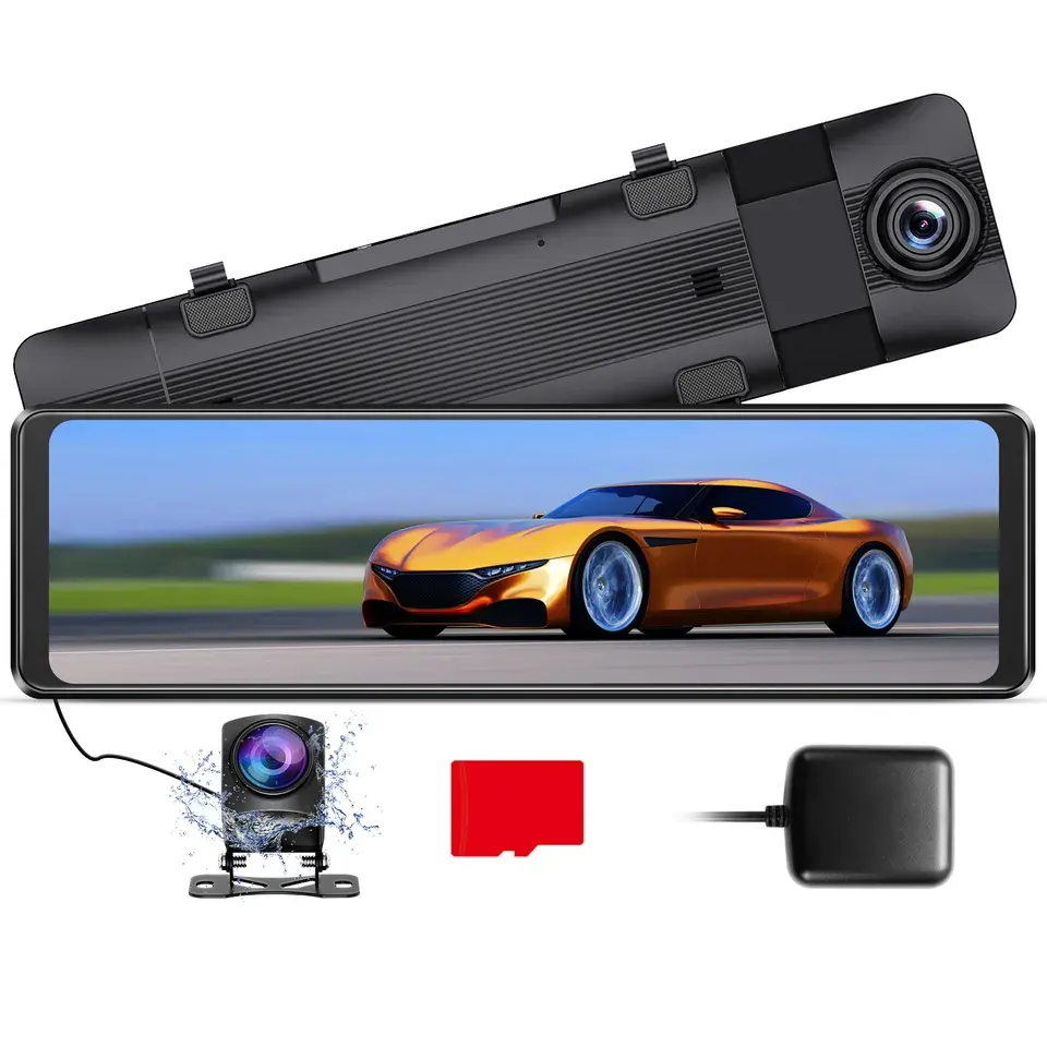 10inch Full HD 1080P Car Driving Recorder Dual Lens GPS Navigation Dual Camera Cae DVR Review