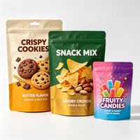 Sacs d'emballage personnalisés pour biscuits avec film résistant à l'humidité pour les marques de vente au détail de biscuits et les produits de boulangerie
