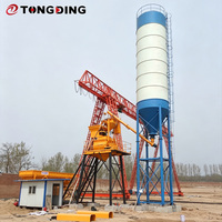 Impianto di Betonaggio Stazionario HZS120 ad Alte Prestazioni Made in China, Miscelatore per Calcestruzzo a Doppio Albero, Controllo Completamente Automatico