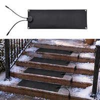Tapis chauffants pour escaliers, tapis chauffants d'extérieur en graphène sans prise, tapis chauffants antidérapants en caoutchouc, vitesse de 3 pouces par heure