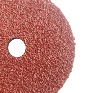 125mm Aluminum Oxide Fiber Polishing Disc Sanding Paper Disc For Polishing Wood And Metal