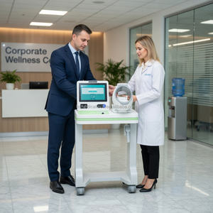 Kiosque de santé multifonctionnel Huasheng Medical HS-GQ03 : Évaluation pré-emploi par IA, surveillance de la santé, dépistage d'alcool et analyse de la composition corporelle en libre-service - Product Image 4