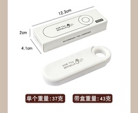 JH Medibox PP Tiroir à pilules mini organisateur hebdomadaire à ouverture par poussée, boîte à pilules résistante aux enfants, multicolore, étui portable pour tablette pour sac