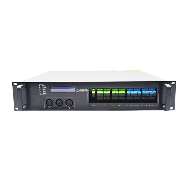 FTTH EDFA 4 8 16 32 64 port 19 22 23 dbm WDM 1550nm CATV optical amplifier high power