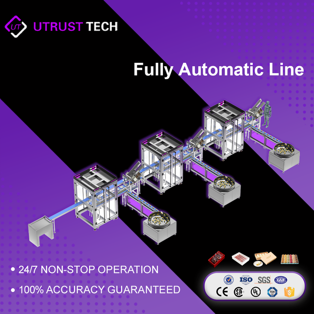 High Efficiency Full Automatic Parallel Robot Dairy Packaging Line