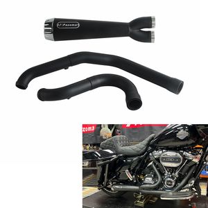 Глушитель выхлопной системы мотоцикла <span class=keywords><strong>2</strong></span> в 1 для Harley Touring CVO Street Glide Road Glide Electra Glide Ultra Limited 17 + - Product Image 1