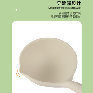 Espátula de silicona Royal Cuisine con mango de madera, juego de utensilios de cocina antiadherentes de 8 piezas para freír carne y ajo - Product Image 5