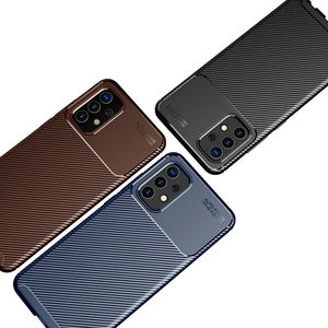 Coccinelle en Fiber de carbone TPU étui de téléphone pour Samsung A33 A53 A73 A13 A32 A52 A72 4G <span class=keywords><strong>5G</strong></span> A02 <span class=keywords><strong>Xcover</strong></span> <span class=keywords><strong>5</strong></span> - Product Image 2