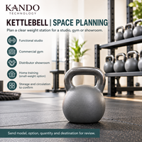 Kettlebell de compétition en acier moulé pour entraînement fonctionnel, HIIT, musculation, équipement de gym à domicile