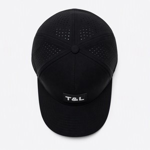 Wholesale Custom Logo Vinyl Sporty Letter 5-Panel <b>Waterproof</b> Performance Camp <b>Cap</b> Manufacturer - Product Image 6