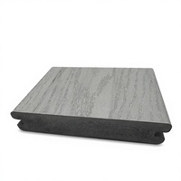 Terrasse en composite de teck, terrasse extérieure imperméable, terrasse en PVC brossé, terrasse antidérapante pour jardin, terrasse en composite de bois