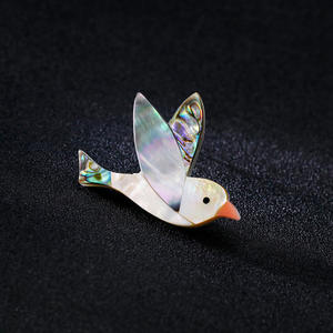 เข็มกลัดหอยเป๋าฮื้อธรรมชาติใช้ได้ทั้งชายและหญิง,เข็มกลัด<span class=keywords><strong>ขน</strong></span><span class=keywords><strong>นก</strong></span>หรูหราเข็มกลัดรูปสัตว์แฟชั่น - Product Image 5