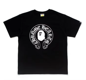 <span class=keywords><strong>Camiseta</strong></span> de punto de algodón 100% de 280 g para <span class=keywords><strong>hombre</strong></span>, cuello redondo, <span class=keywords><strong>manga</strong></span> corta, corte regular, con estampado de logotipo de dibujos animados de mono, 1.5 Formal - Product Image 1