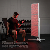 Support de panneau pour thérapie par lumière rouge YUCHI XL - Support de panneau pour panneau à angle réglable, compatible avec 99 % des panneaux, horizontal, vertical, verrous de roue, réglable