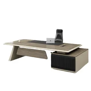 Groothandel Aangepaste Teller Ontwerp Houten Moderne Executive Kantoormeubilair mdf Bureau