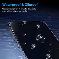 Protection d'écran en verre trempé 3D 9H anti-espion, anti-rayures, durable et étanche pour 17 Pro Max, 18 Pro, 18 Pro Max – Vente directe usine