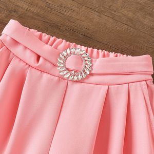 Nuovo Set Estivo per Bambine: Giacca in Cotone con Pizzo, <span class=keywords><strong>Paillettes</strong></span> e Volant, <span class=keywords><strong>Pantaloni</strong></span> a Gamba Larga, Completo Due Pezzi - Product Image 6