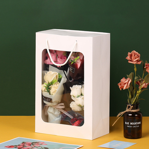 Lipack Wholesales Hand Flower Box <strong>Gift</strong> Flower Bag Rose Bouquet <strong>Gift</strong> Box <strong>Wedding</strong> Decoration <strong>for</strong> Girl <strong>Friend</strong> - Product Image 2