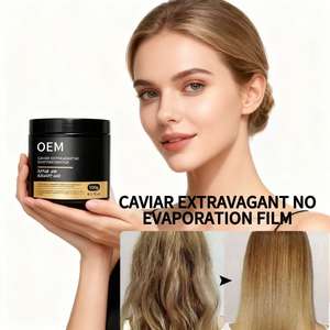 OEM/ODM Contrôle Anti Frisottis <span class=keywords><strong>Bio</strong></span> <span class=keywords><strong>Caviar</strong></span> Kératine Protéine Masque Capillaire Anti-Perte Réparation Intensive des Cheveux Botox Acide Aminé Sans Sulfate - Product Image 2